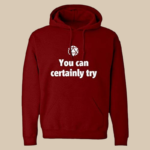 Hoodie Medium Red Hooded Sweatshirt